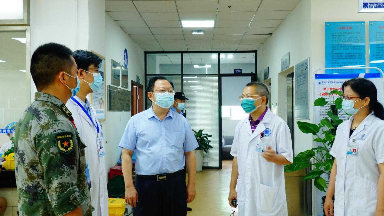 1院领导现场指导